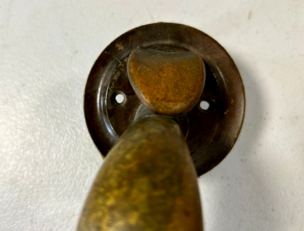 Vintage Colonial Brass Door Pull Handle 10 1/4"