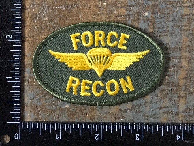 US Marine Corps Force Recon Oval Patch USMC