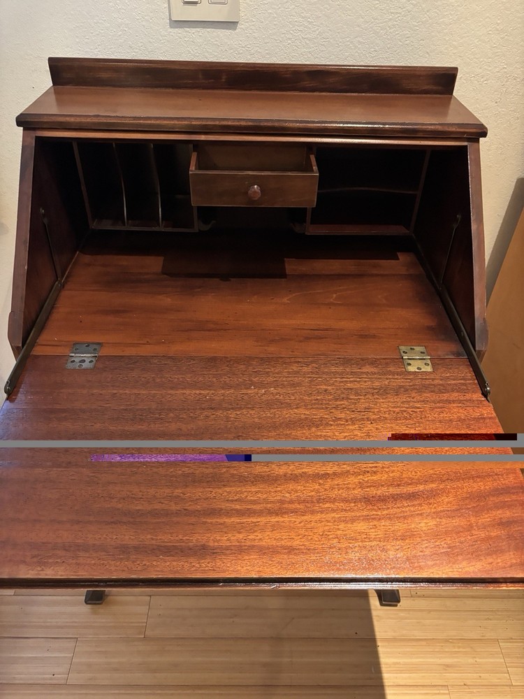 Antique Cherry Queen Anne Desk