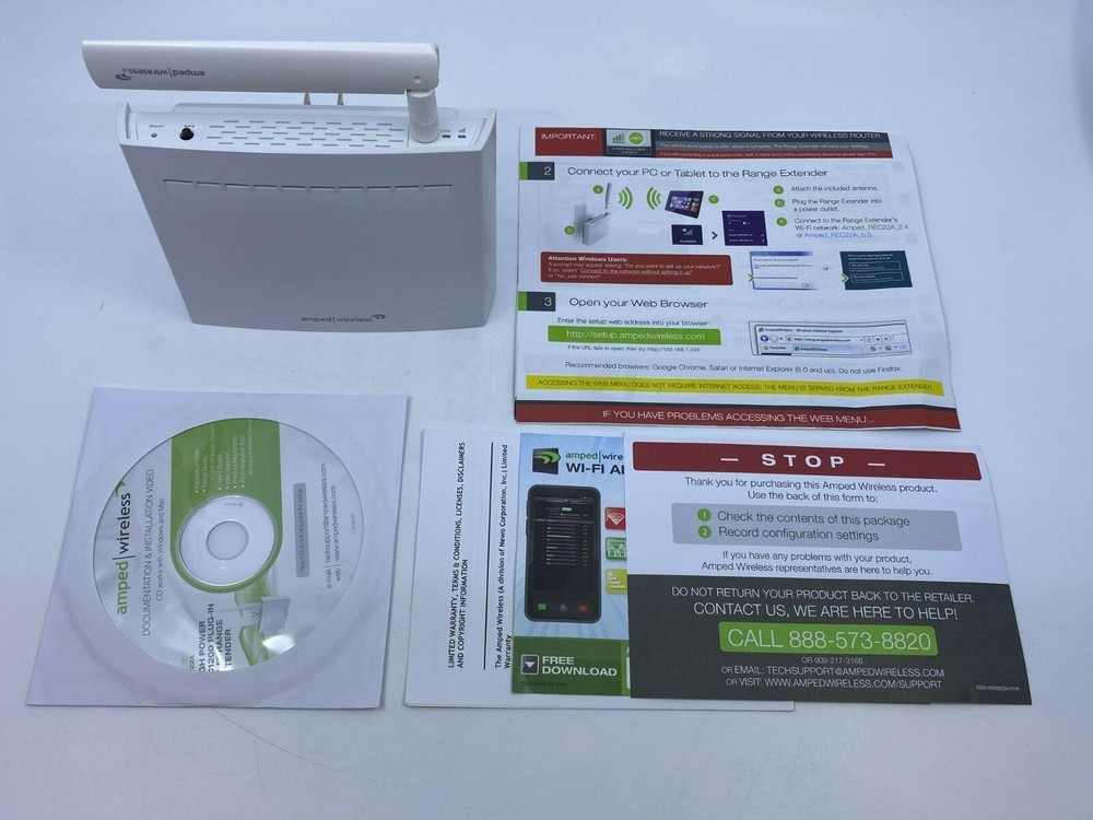 Amped Wireless High Power 802.11ac Wireless Range Extender REC22A