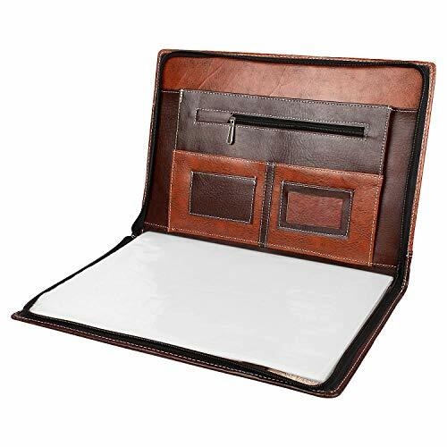 SecretDen Leatherette File Folders, Document Folder for Certificates, Size: B4