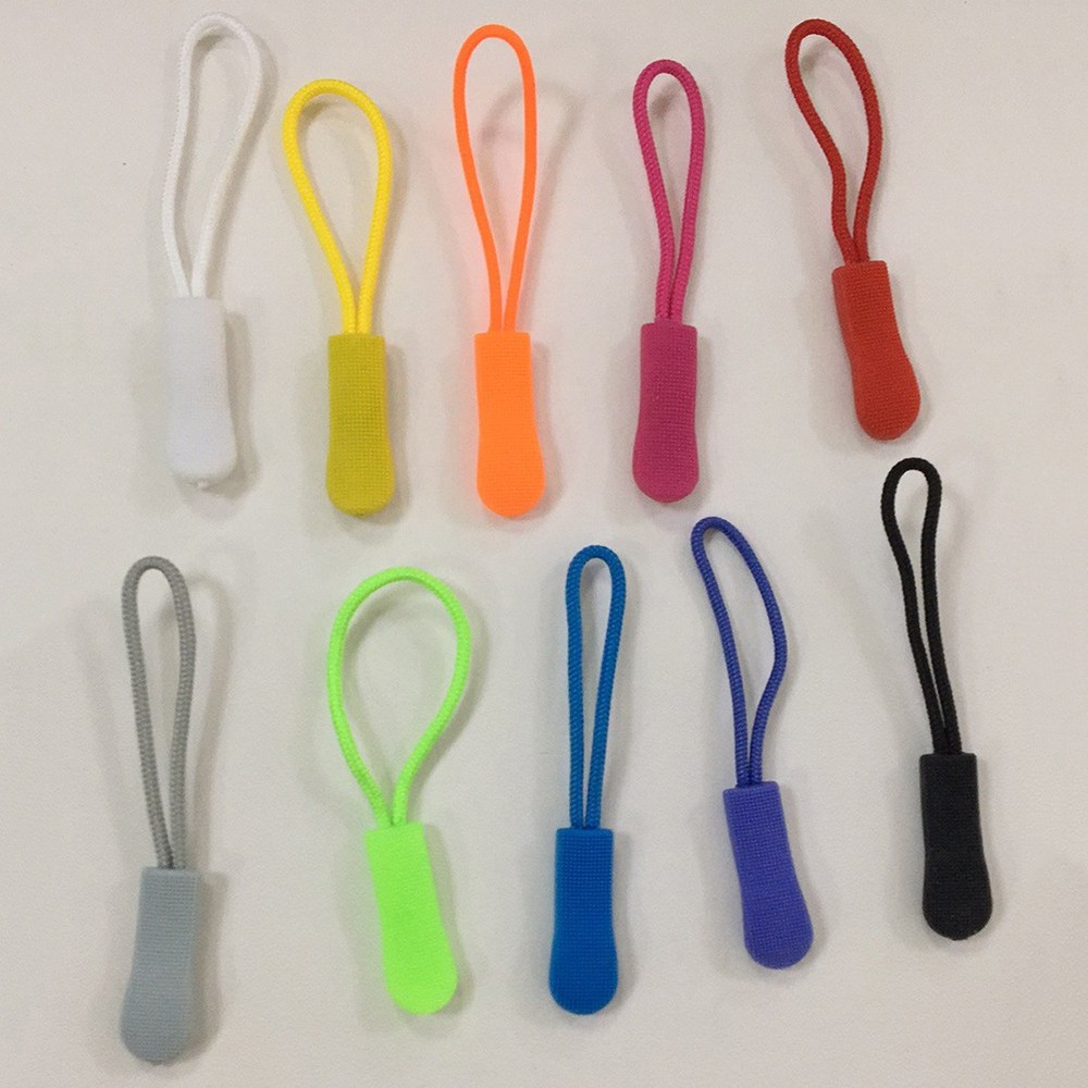 100PCS Injection Zipper Pull Head Rope TPU Pull Head Luggage Shoe Boots Apparel