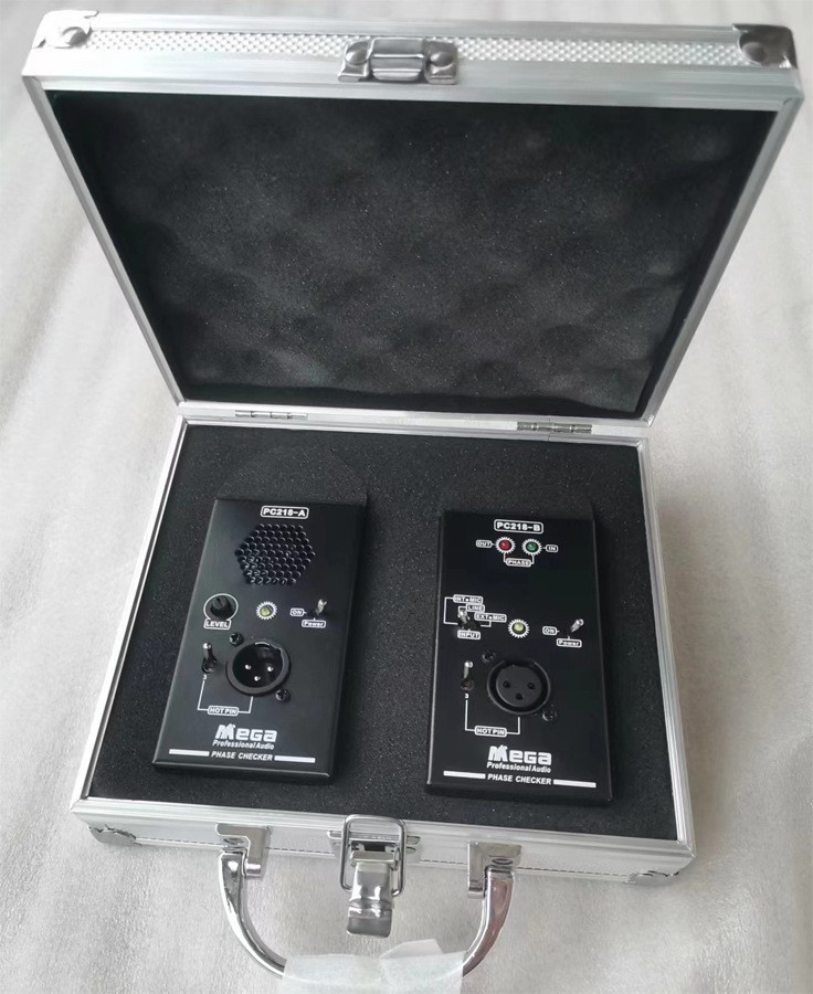 PC218 Phase Polarity Tester Checker Audio Speaker Microphone Sound Testing