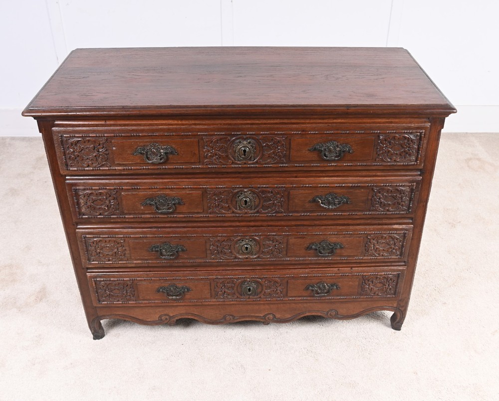 French Provincial Normandy Commode 1780 Oak Chest Drawers