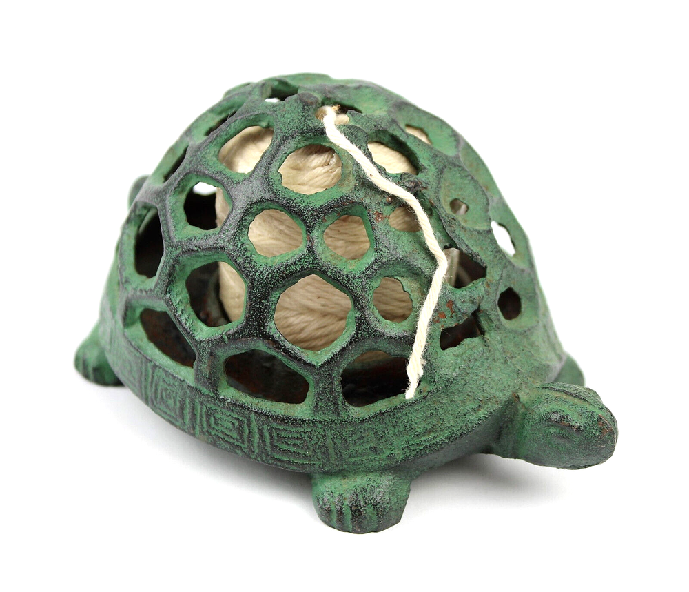 CAST IRON TURTLE STRING DISPENSER