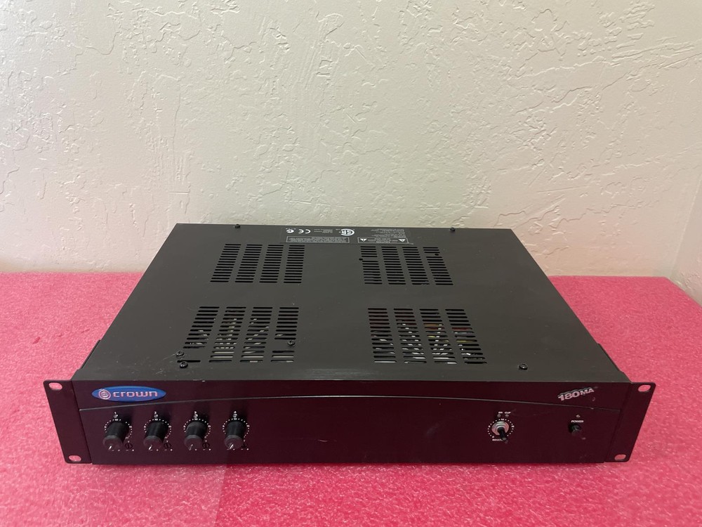 CROWN 180MA AMPLIFIER MIXER