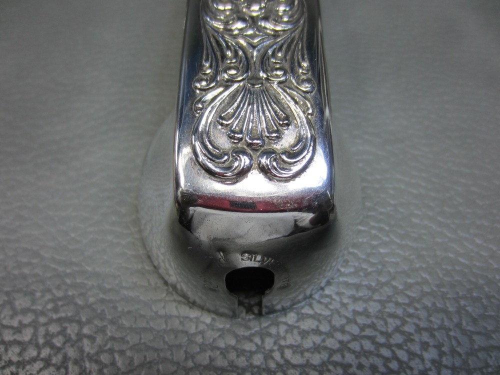 Silverplate Rotary Telephone Handset Handle Cover