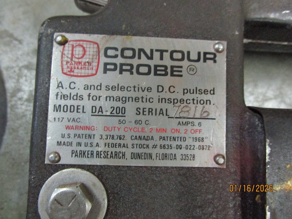 Parker Research Contour Probe Model DA200 Untested
