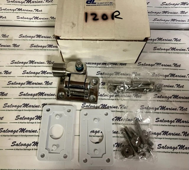 D. Lilly & Co. #120R SS rectangle base swivel mount.
