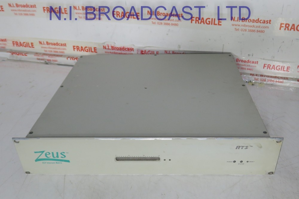 RTS telex Zeus 24channel intercom mainframe (has a fault)