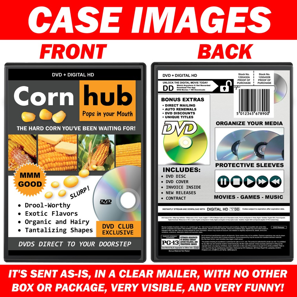 Corn Hub DVD and Fake Invoice Prank Mail Sent Anonymously!