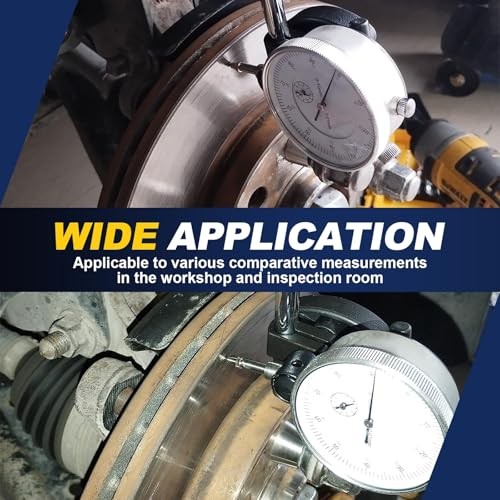 110Lbs Magnetic Base with Fine Adjustment, 0-10mm Range Dial Indicator