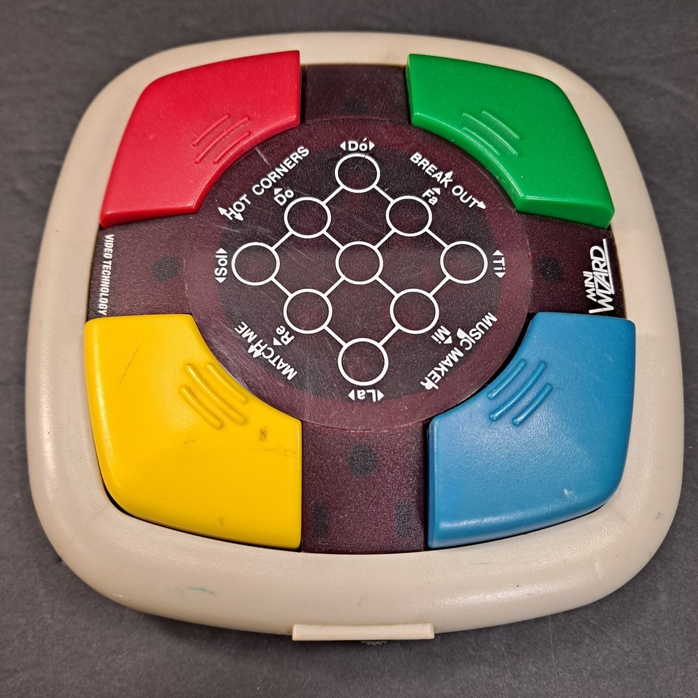 Vintage Vtech Mini Wizard 1987 Video Game Technology WORKS