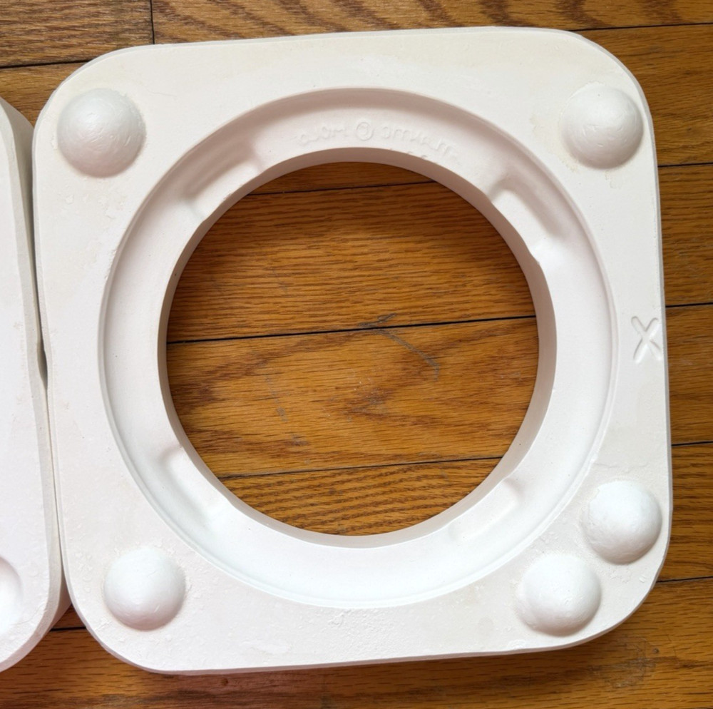Vintage Atlantic Ceramic Slip Casting Mold Round Base A91