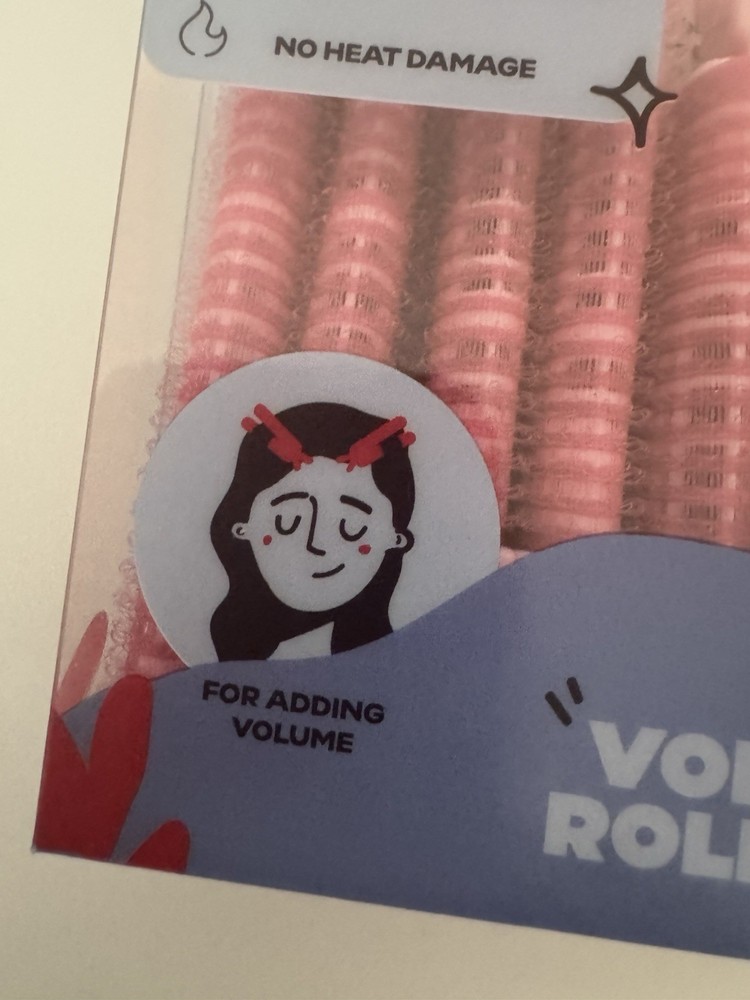 Hair Roller Clips Volumizing 4 Pack No Heat Damage for adding Volume