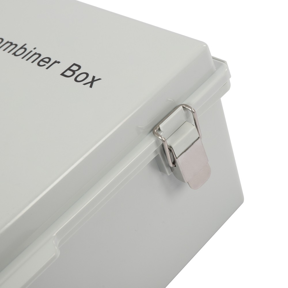 6 String Solar PV Combiner Box 15A Circuit Breaker for Solar Panel Plastic