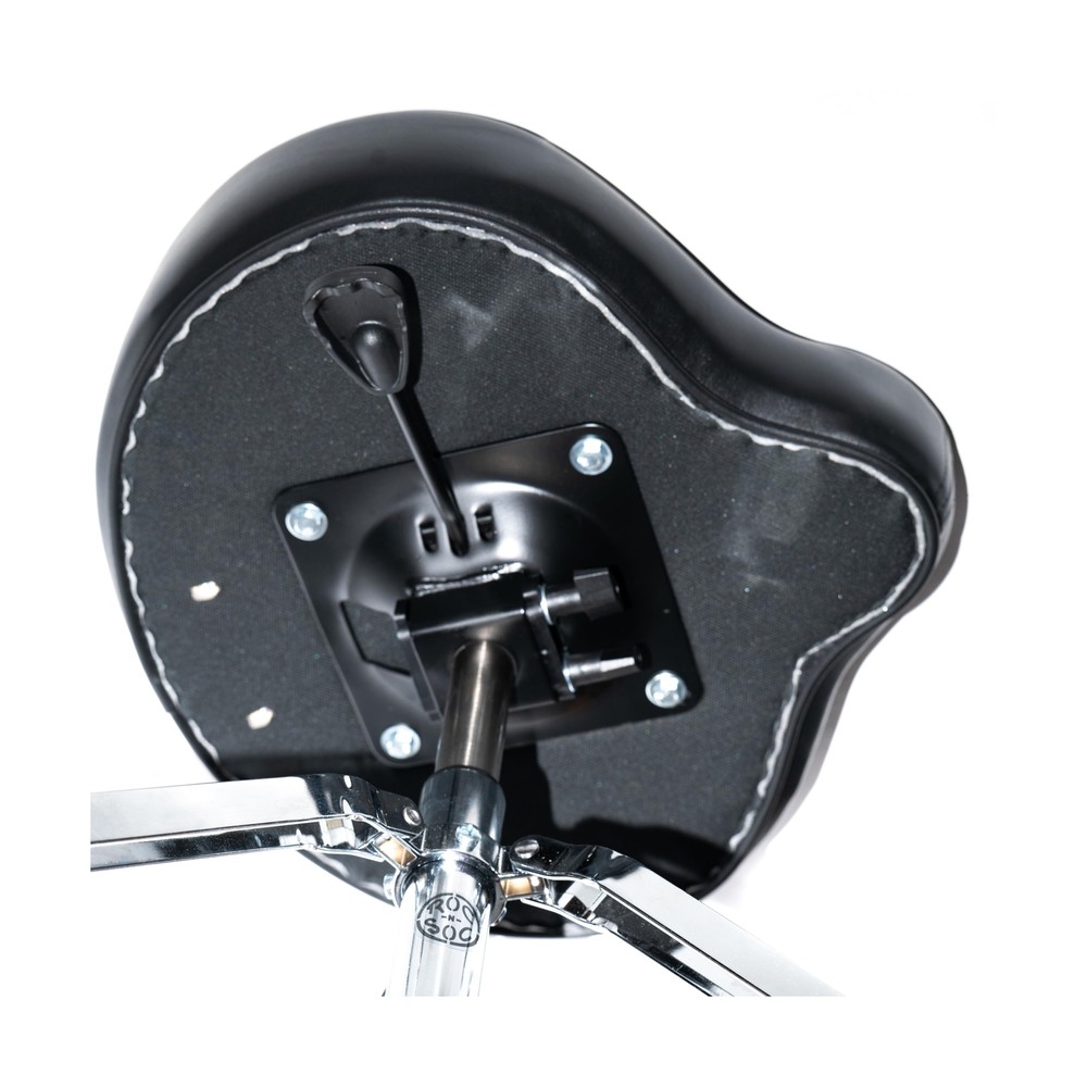 Nitro Gas Drum Throne with Original Saddle, Red