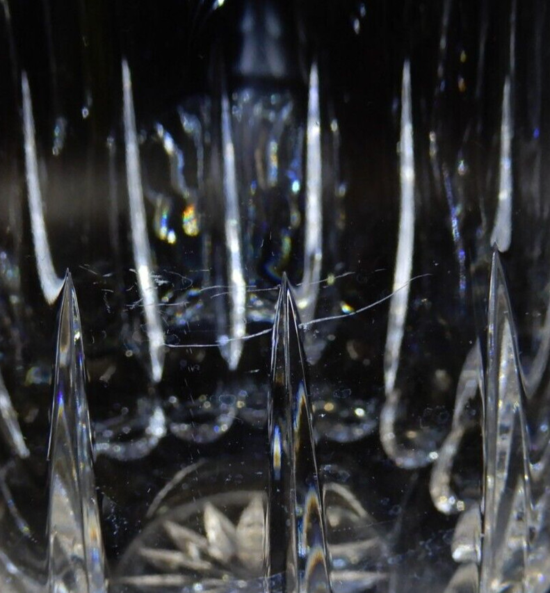 ATLANTIS CRYSTAL 8-1/2" TALL CLEAR TATTOO PATTERN PITCHER