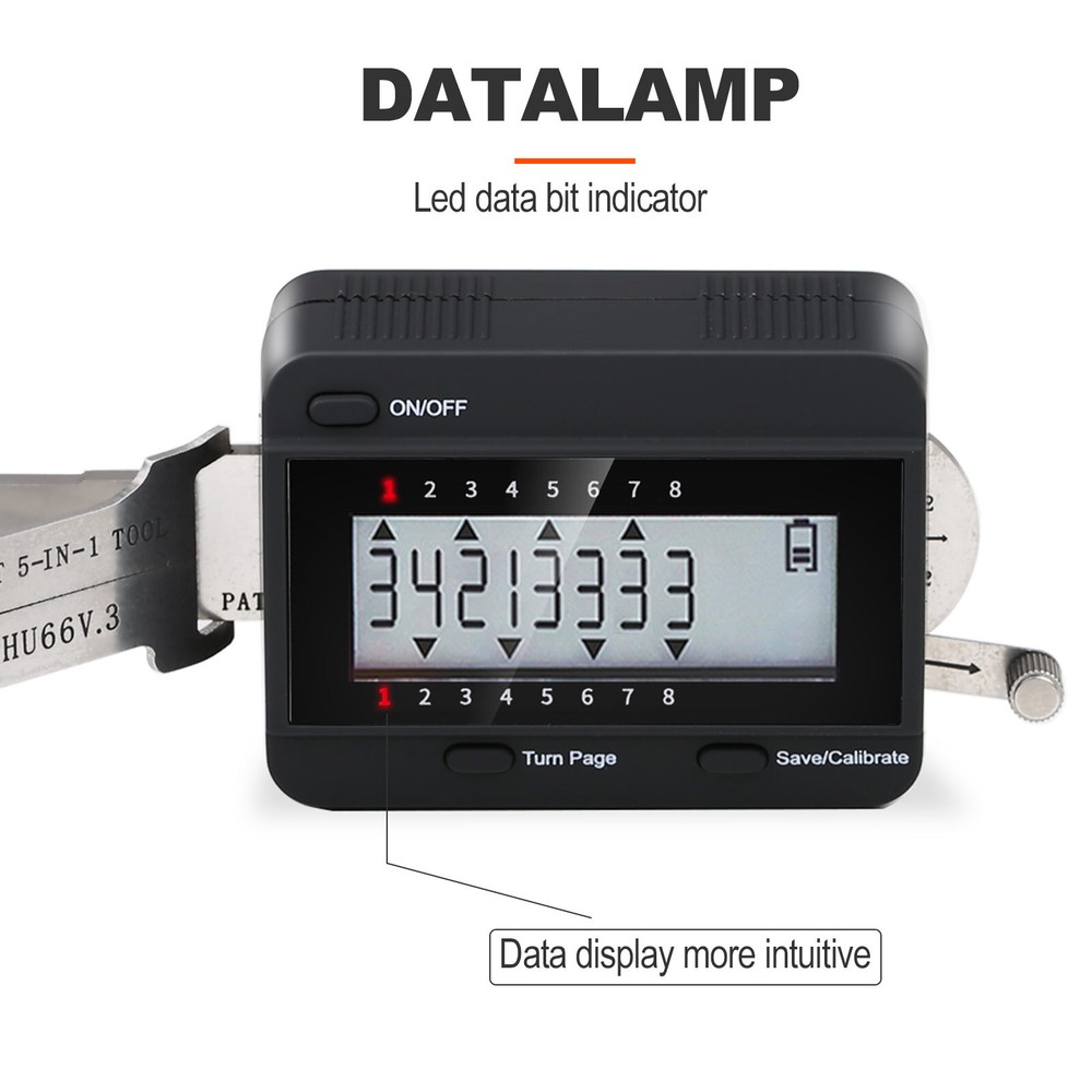 5 In 1 Smart Decoder HU66V.3 NP Tool Code Reading Storage LED Lighs for HU66 Car