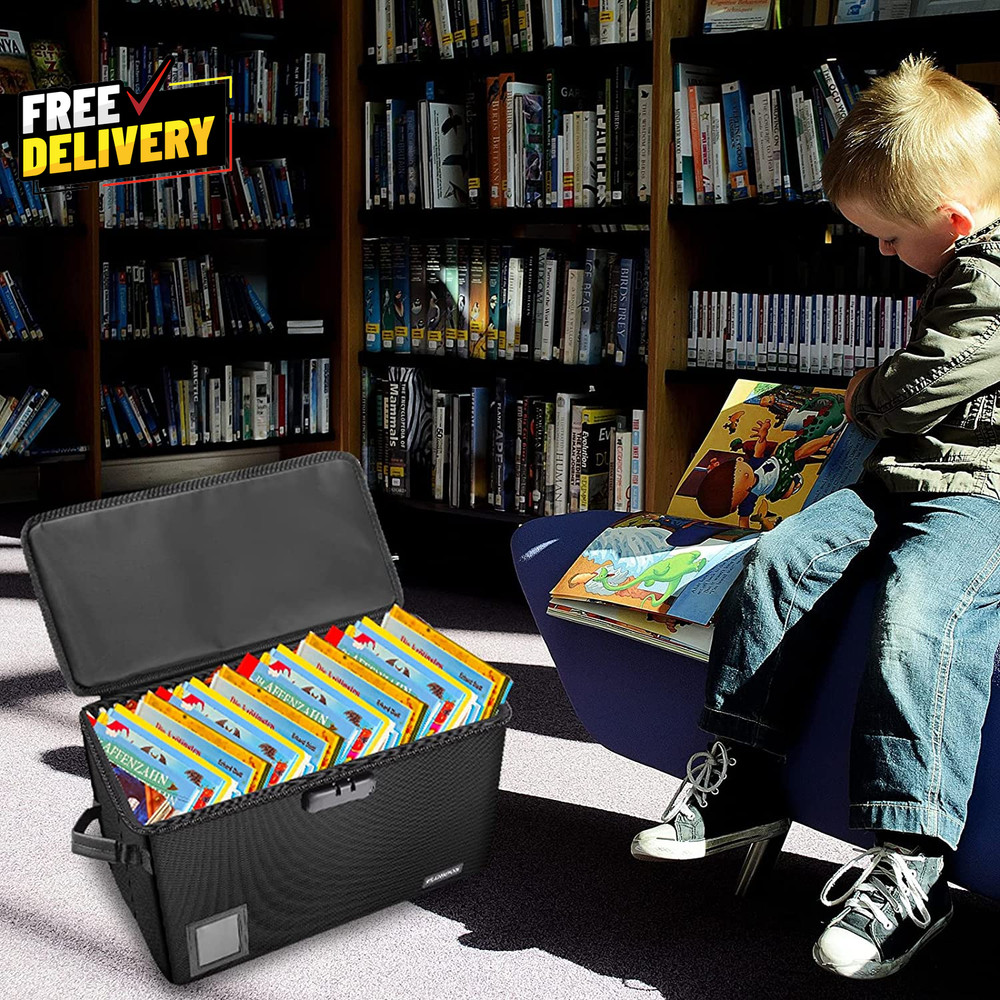 Comic Book Storage Box Fireproof & Water-Resistant Comic Book Box with Lock....