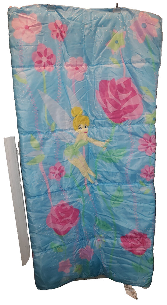 CLASSIC 2005 DISNEY TINKERBELL FAIRIE PIXIE DUST SLEEPING BAG MADE IN U.S.A.