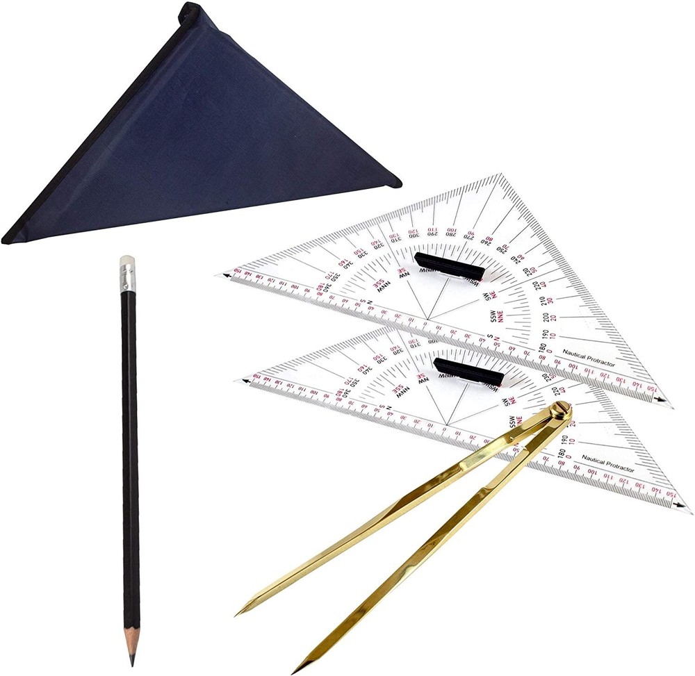 Architect Triangular Set Boat Architectural Stationery Navigation Compas