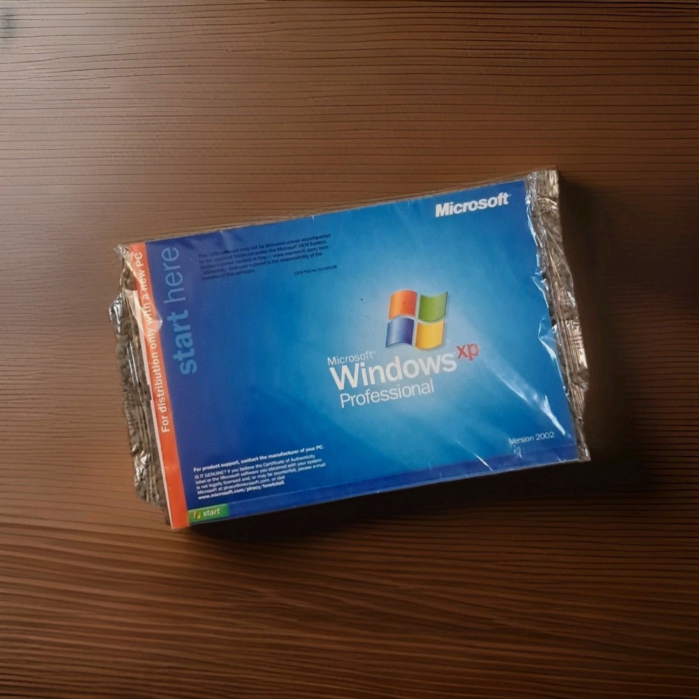 Microsoft Windows XP Professional OEM Version 2002 SP2 NEW SEALED CD System