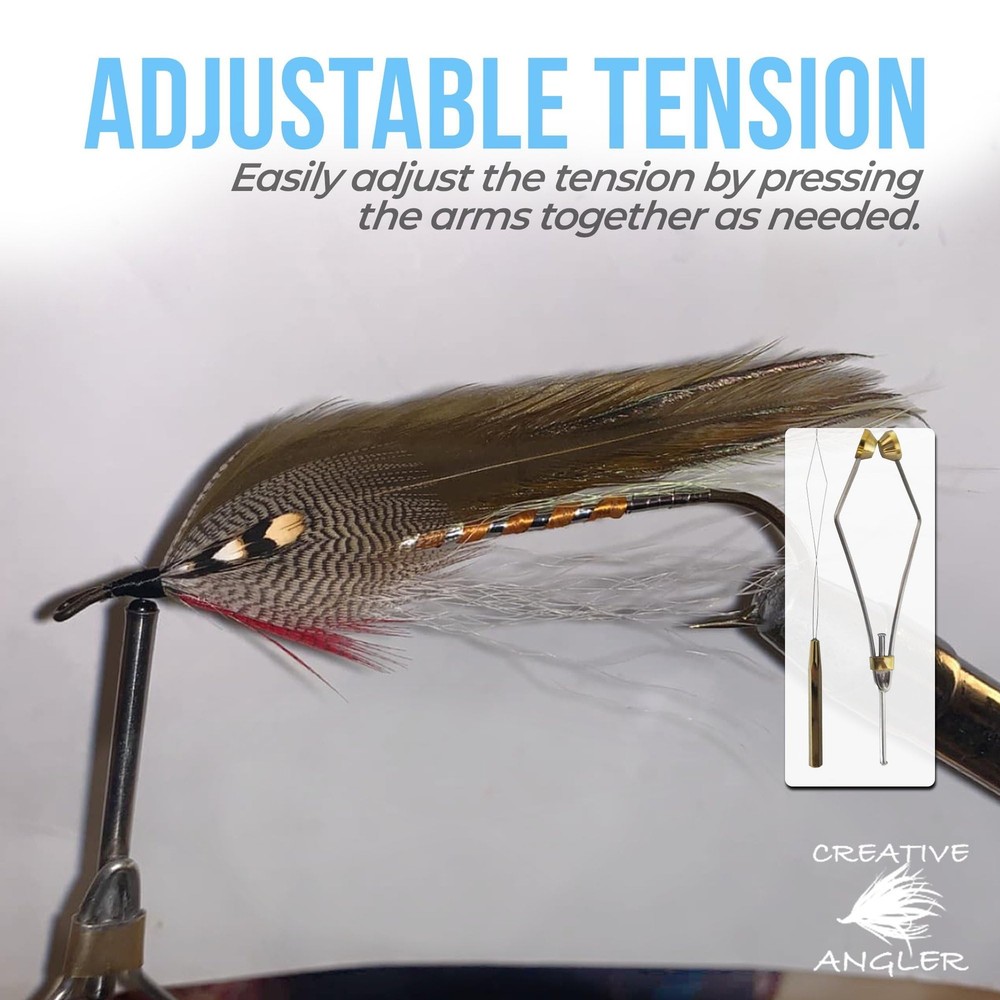 Fly Tying Bobbin Threader Combo Essential Tools Durable Equipment Holder