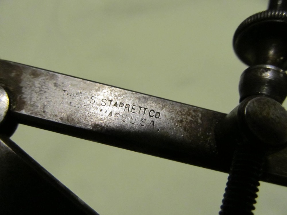 6" Spring-Type Machinest Divider - Solid Nut, Flat Leg