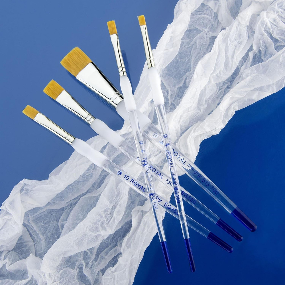 SG-304 5 Piece Flat Brush Set