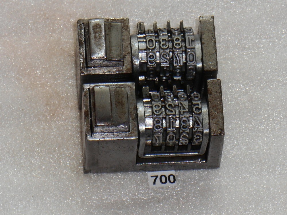 WMA| Reverse letterpress numbering machine | 700