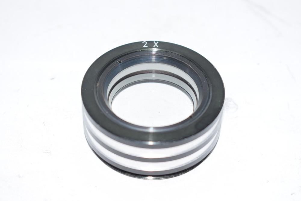 2x Optical Microscope Part Inspection 2'' OD