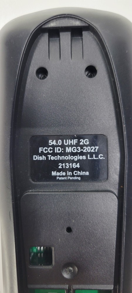 DISH Network 54.0 Digital/Analog Remote Control Black