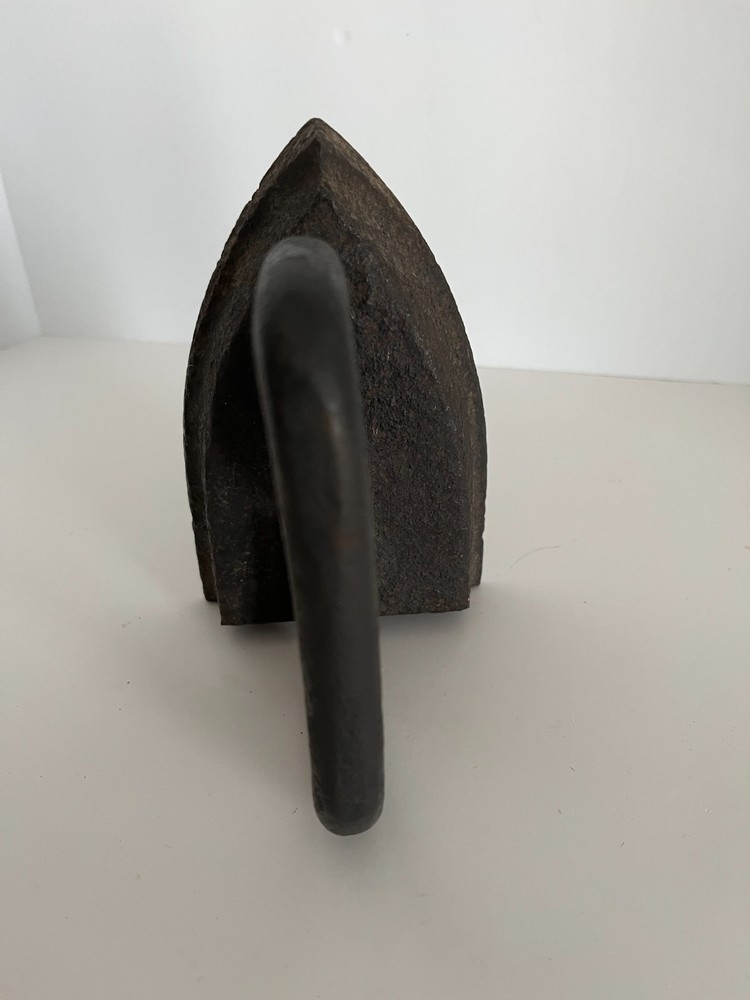 Vintage Rustic Black Sad Flat Iron