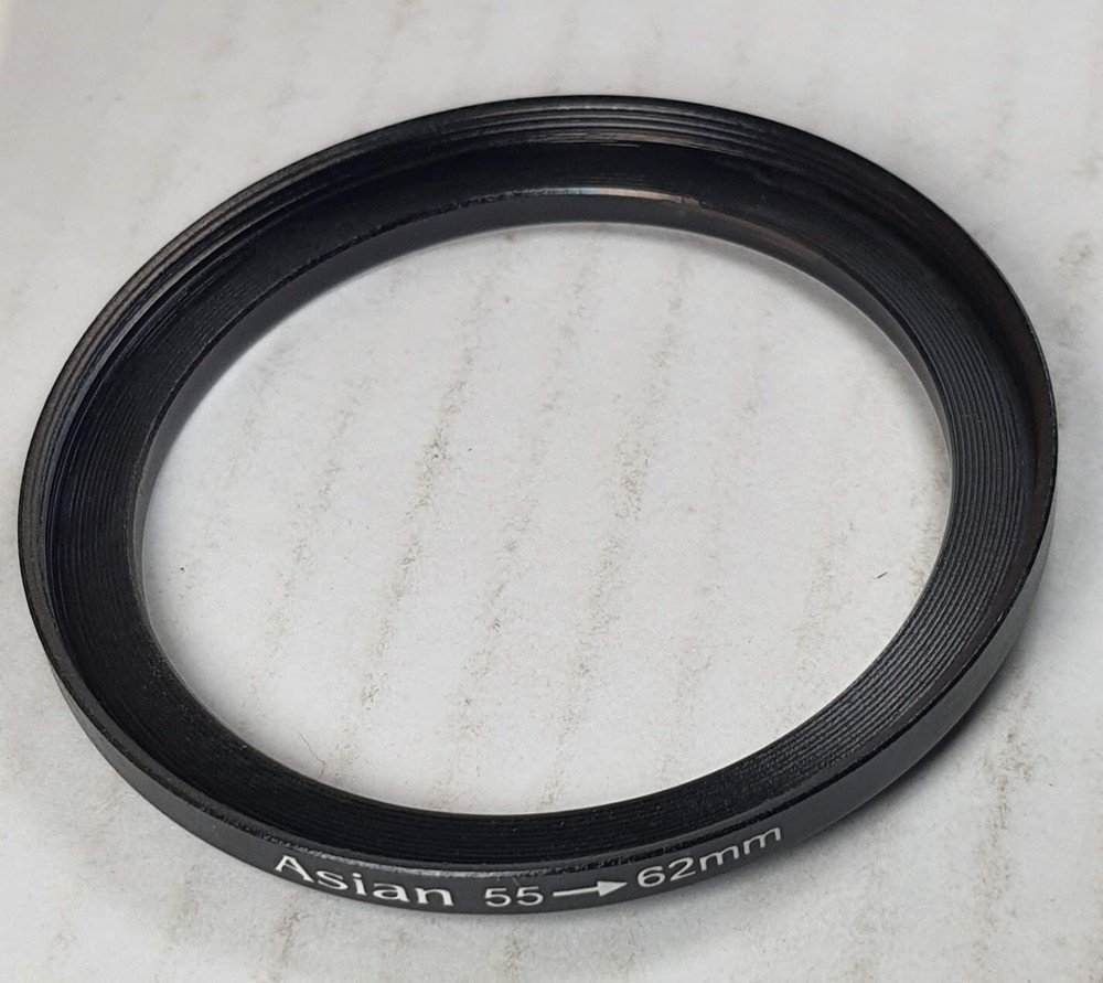 55-62mm Metal Step Up Lens Filter Converting Adapter Ring 55mm-62mm E55-E62