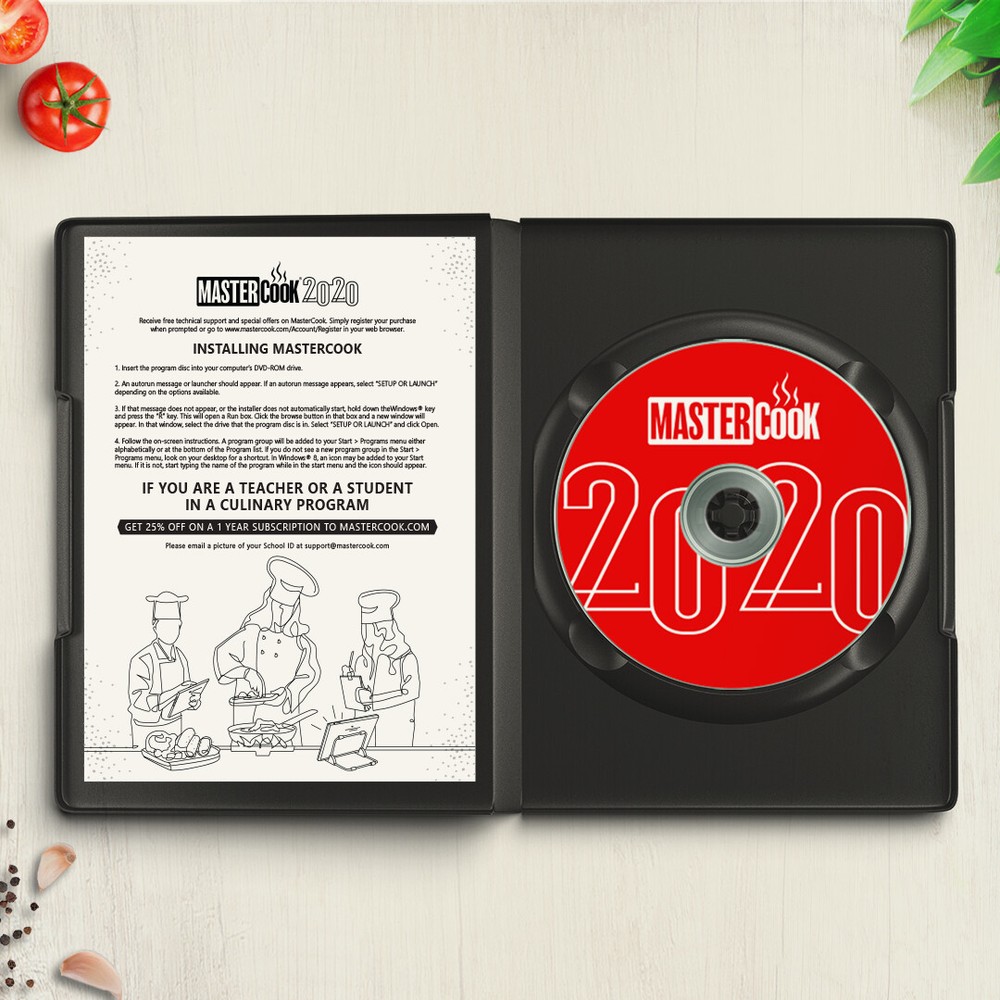 Mastercook 2020 for Windows PC DVD NEW!