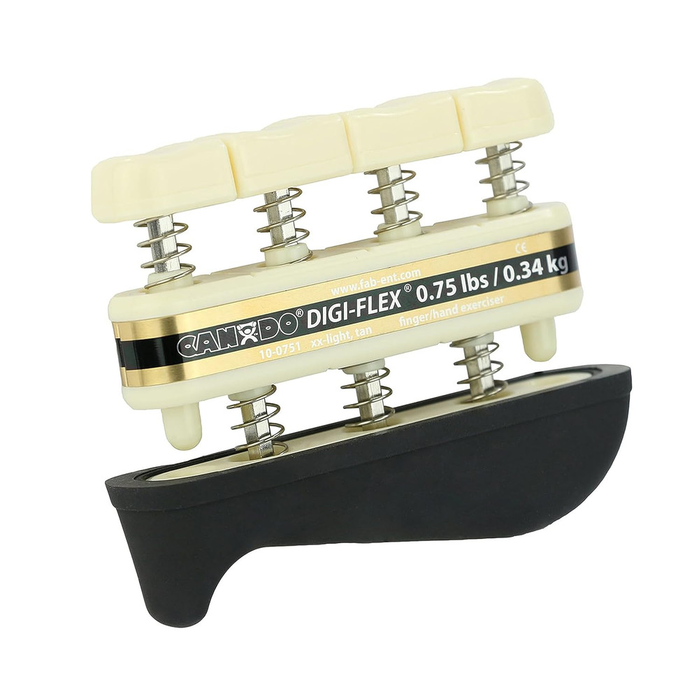 Digi-Flex Hand and Finger Exerciser Tan Xx-Light Resistance - for Dexterity, Str