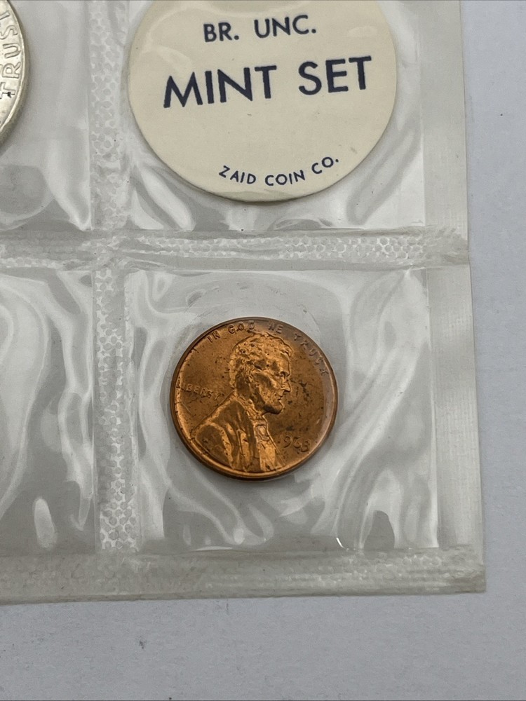 1963 US Silver Mint Sets Both P &D With Envelope