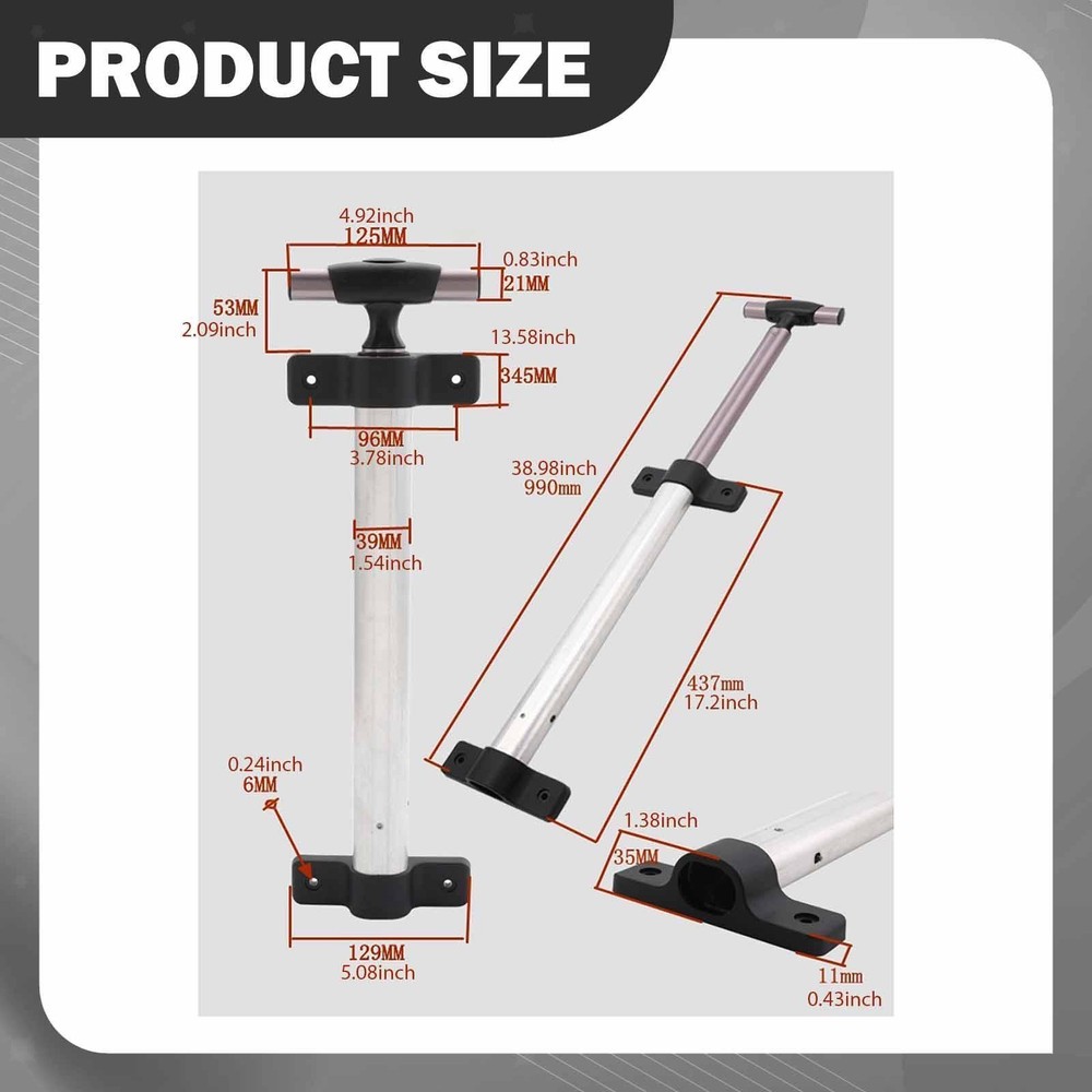 Suitcase Telescopic Handle Pull Out Part Replacement Travel Luggage Pull Rod