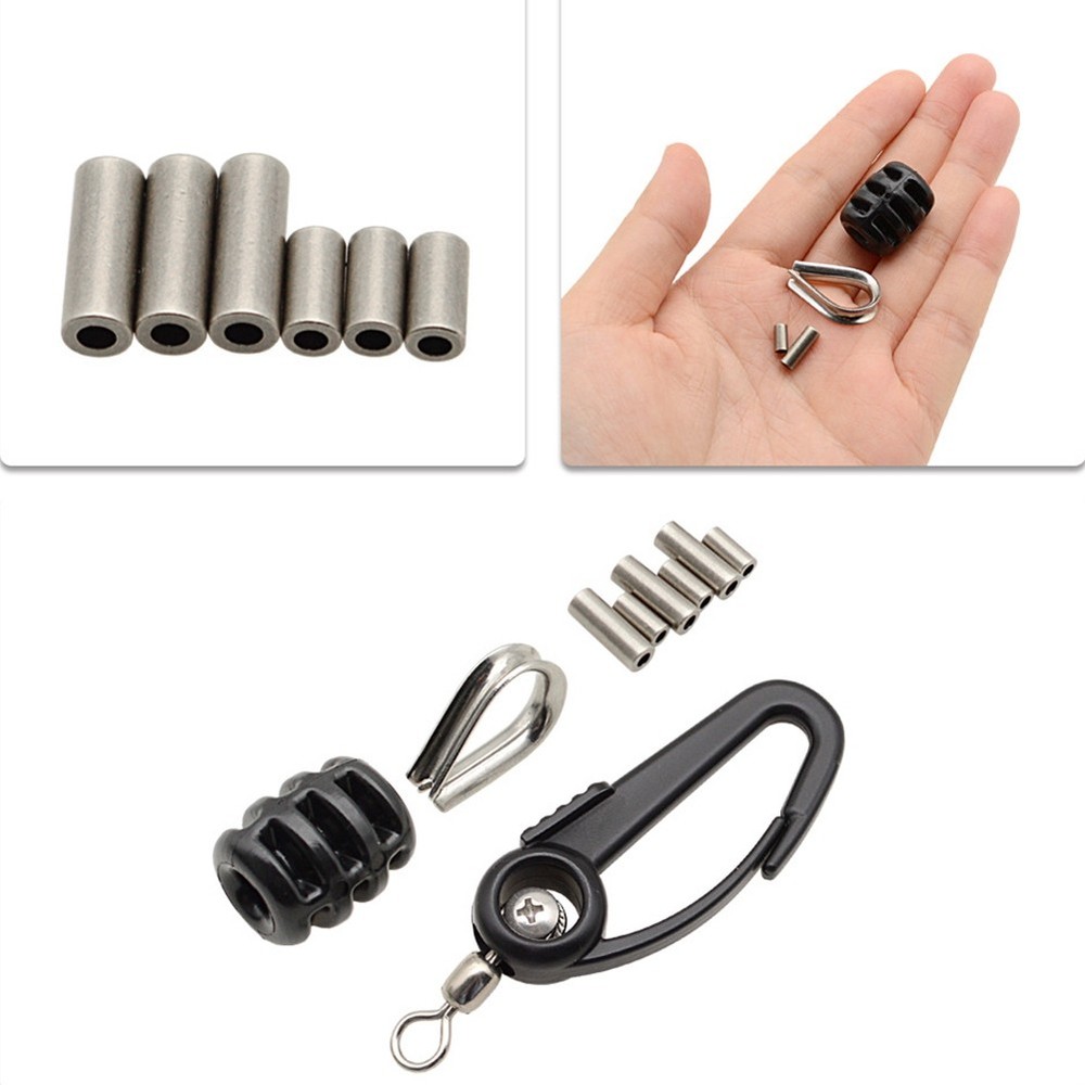 Downrigger Cable Terminator Kit Complete Set with Swivel Snaps Downrigger8445