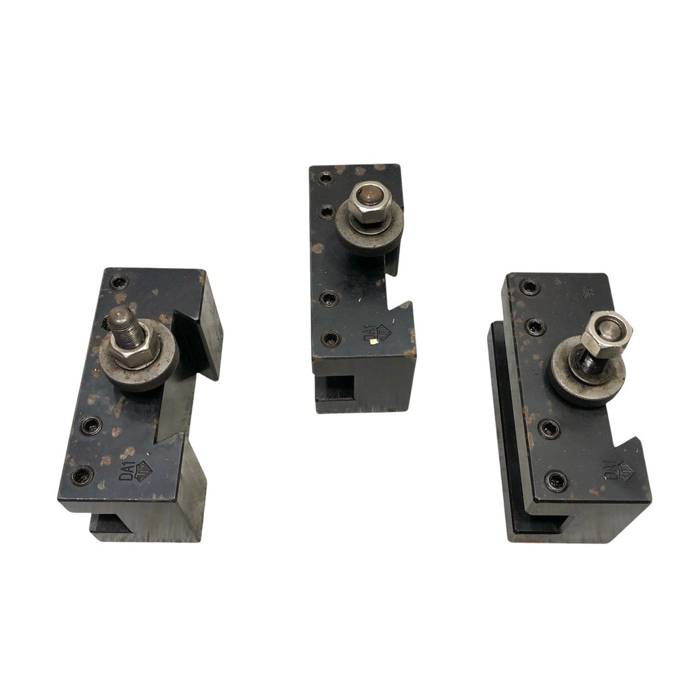 Aloris DA Quick Change Tool Post w/ Boring Bar Holder & 4 Tool Holders