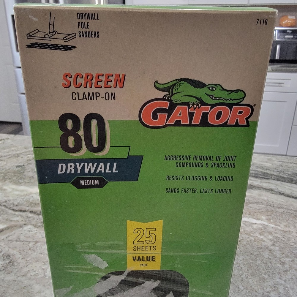Gator 80 Grit Drywall Sanding Screens-150 Sheet Contractor Bundle