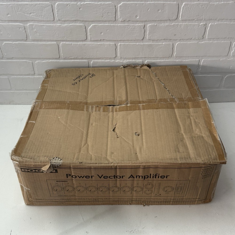 Bogen V250 Power Vector 250W AMPLIFIER - Power Tested