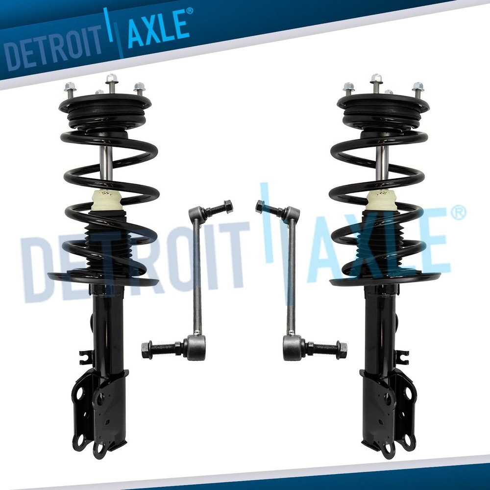 Front Struts & Coil Spring Assembly Sway Bar Links for 2013 - 2018 Ford Taurus