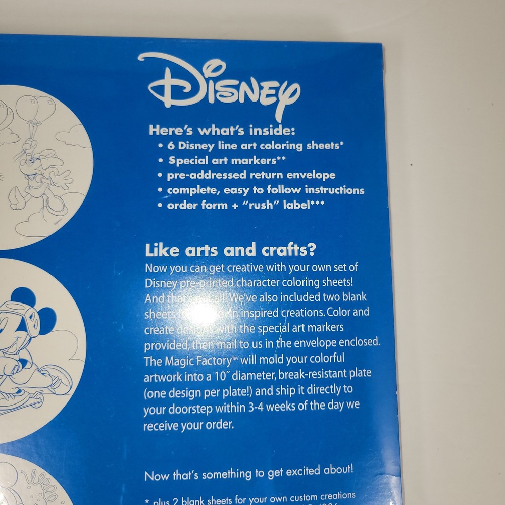 Disney Mickey Mouse Make A Plate Kit