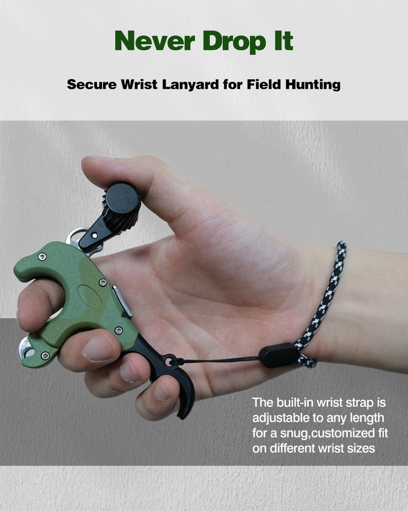 NOVASPARK Thumb Bow Release Aid for Compound Bow– 4 & 3 Finger Bow Release | ...