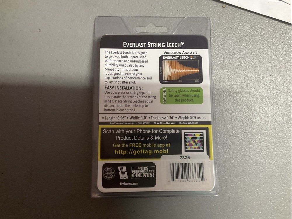 Limbsaver SIMS Vibration Labroratory Everlast String Leech
