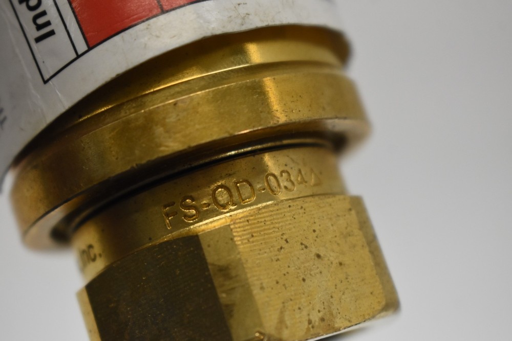 Regency FS-QD-034 2412: Brass Quick Disconnect 3/4" Assembly Easyflex