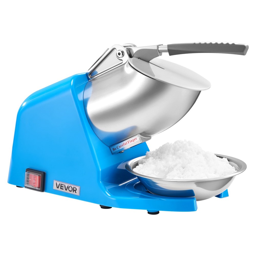 Electric Ice Crusher - 286LBS/H Snow Cone Maker, Compact & Efficient