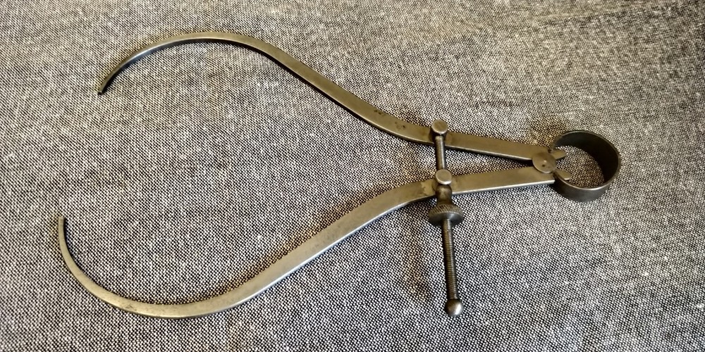 Vintage UNION 8" #12 Outside Calipers Largest size